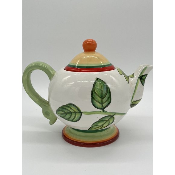 Young's Heartfelt Kitchen Creations Vintage Ceramic Teapot Sunflowers - Picture 3 of 10